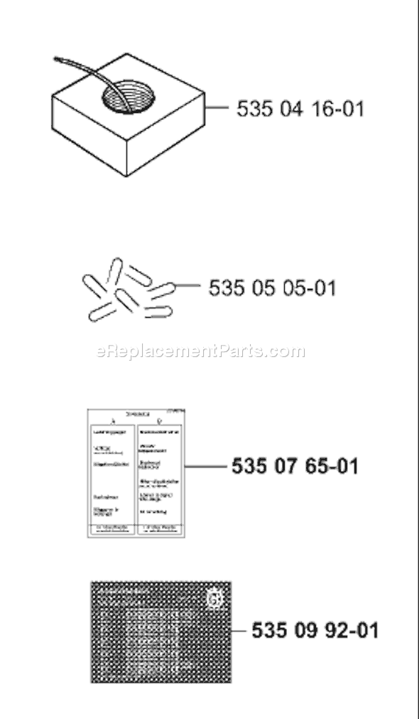 Page F Diagram and Parts List for SOLARMOWER 2001-01 Husqvarna Lawn Mower
