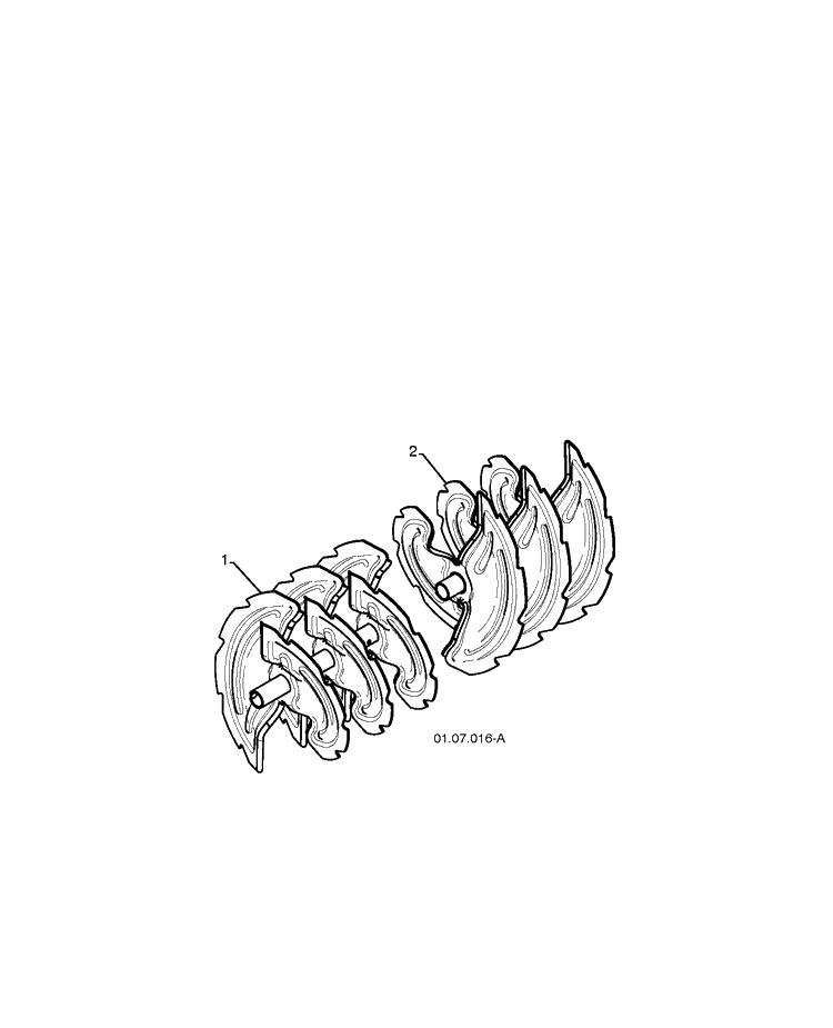 Auger Housing And Impeller 2 Diagram and Parts List for 15530SBLS 2009-08 Husqvarna Snow Blower