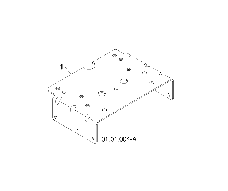 Chassis, Engine And Pulleys 4 Diagram and Parts List for 1830HV (96193007306)(2013-08) Husqvarna Snow Blower