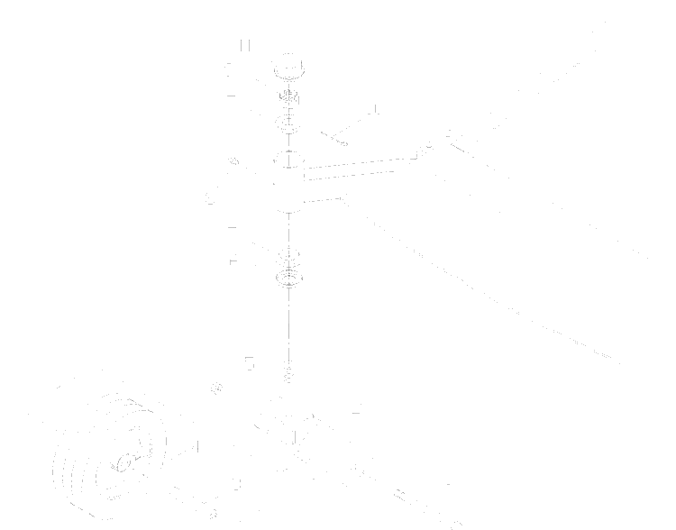 Narrow Caster Assemblies Diagram and Parts List for ZTH7227KOB (968999225)(2002-10) Husqvarna Lawn Mower