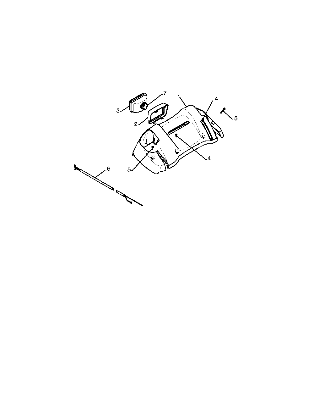 Console Diagram and Parts List for 1830SB96193005701 2010-08 Husqvarna Snow Blower