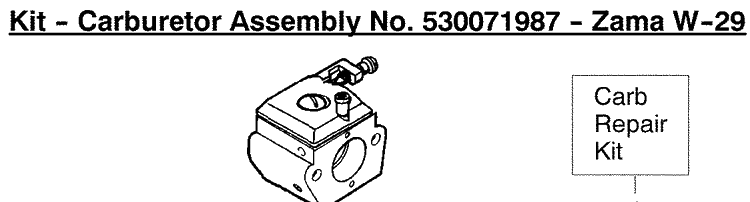 Repair Parts 5 Diagram and Parts List for 142 2009-03 Husqvarna Chainsaw