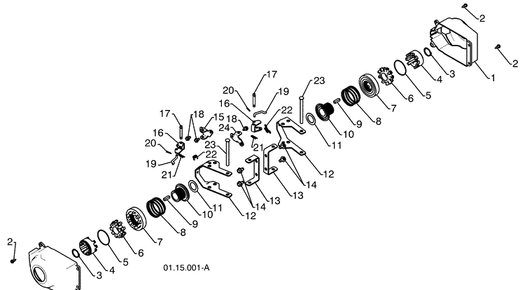 Steering Components Diagram and Parts List for 1130SB (96193004300)(2008-11) Husqvarna Snow Blower