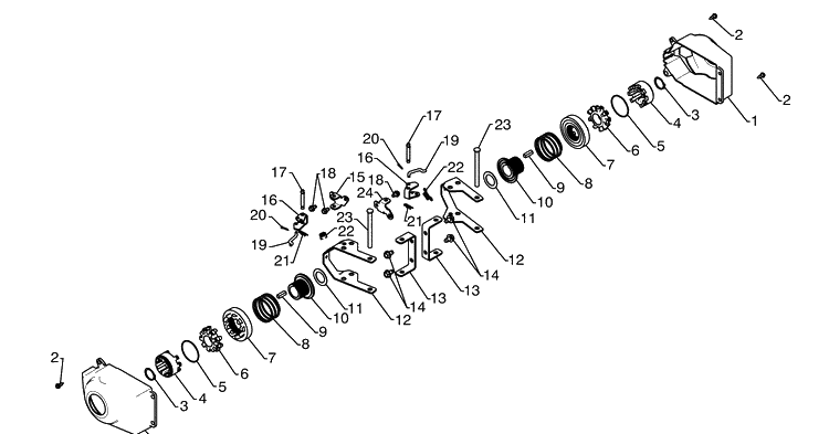 Steering Components Diagram and Parts List for 1330SBXLSB (96193004100)(2008-11) Husqvarna Snow Blower