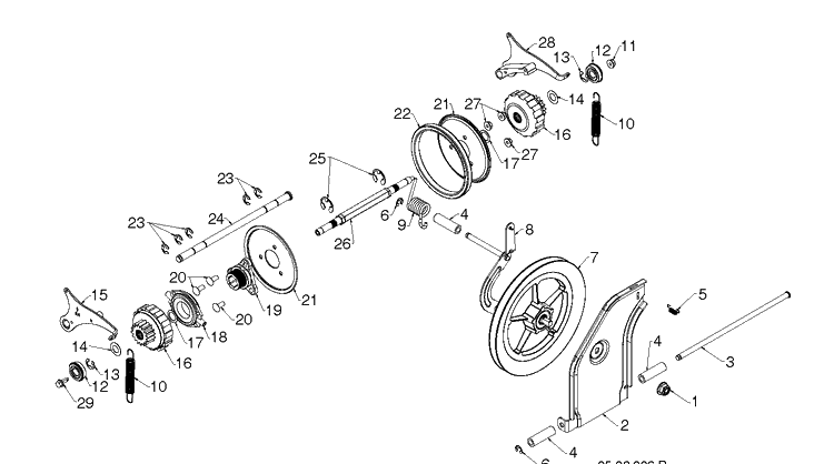 Drive Diagram and Parts List for ST330 (97046970101)(2020-06) Husqvarna Snow Blower