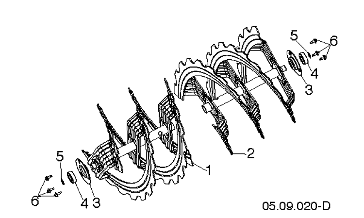 Auger Housing And Impeller 3 Diagram and Parts List for ST330 (97046970101)(2020-06) Husqvarna Snow Blower