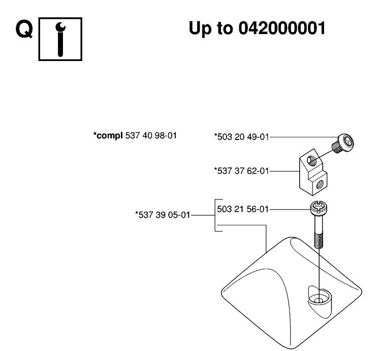 Service Updates Diagram and Parts List for 338XPT 20063600001-20100600000 Husqvarna Chainsaw
