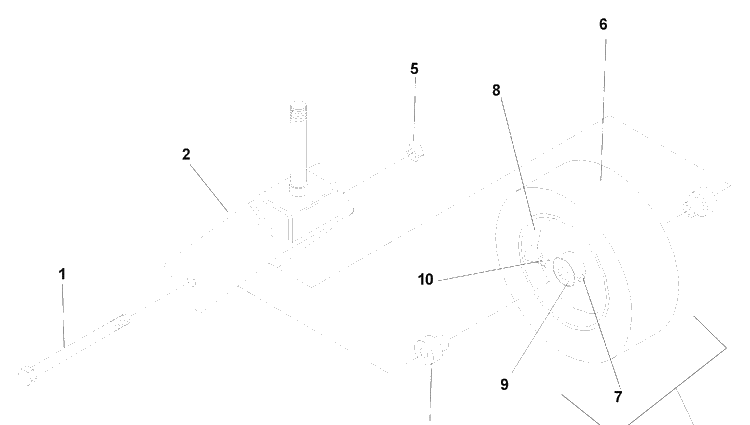 Caster Assembly Diagram and Parts List for BZ6127D (968999218) (BAM) (033600000 and Up)(2004-11) Husqvarna Lawn Mower