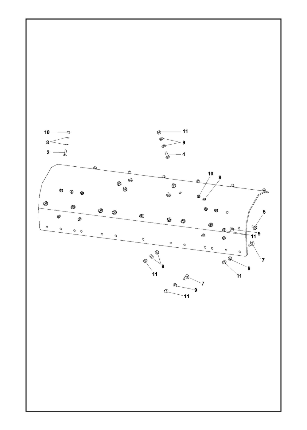 Housing Diagram and Parts List for ARFM5120V1  Husqvarna Lawn Tractor Accessories