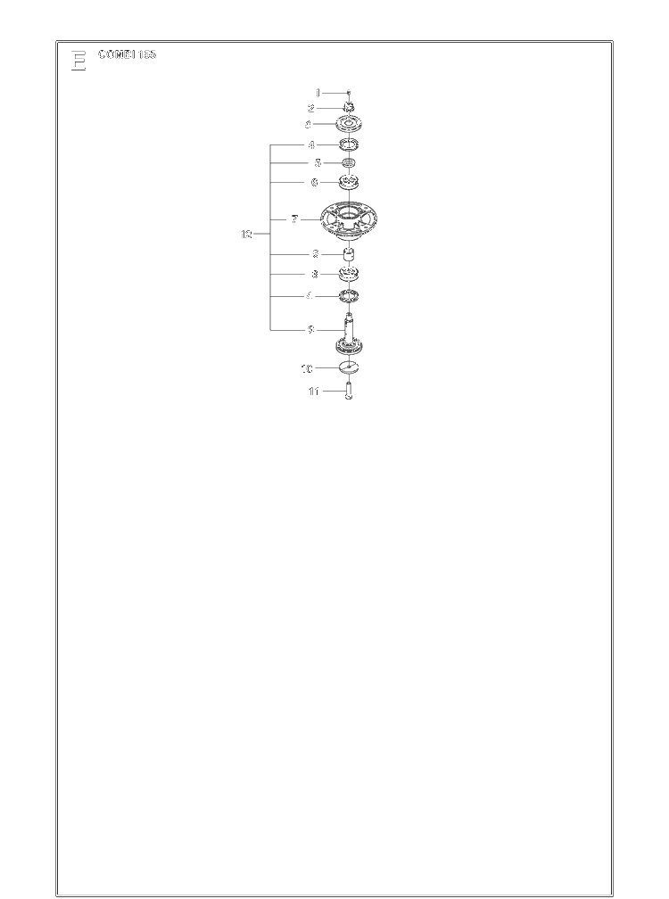 61 Inch/155cm Cutting Deck 5 Diagram and Parts List for P525D (966607401)(20120100001-20143999999) Husqvarna Lawn Mower