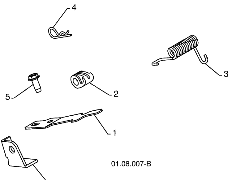 Handles - D 2 Diagram and Parts List for 12524SB (96193004600)(2009-06) Husqvarna Snow Blower