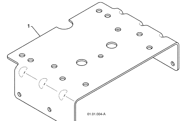 Chassis / Engine / Pulleys - A 1 Diagram and Parts List for 12524SB (96193004600)(2009-06) Husqvarna Snow Blower