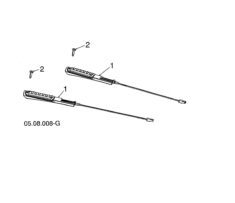 Heated grip Diagram and Parts List for 96193010106  Husqvarna Snow Blower