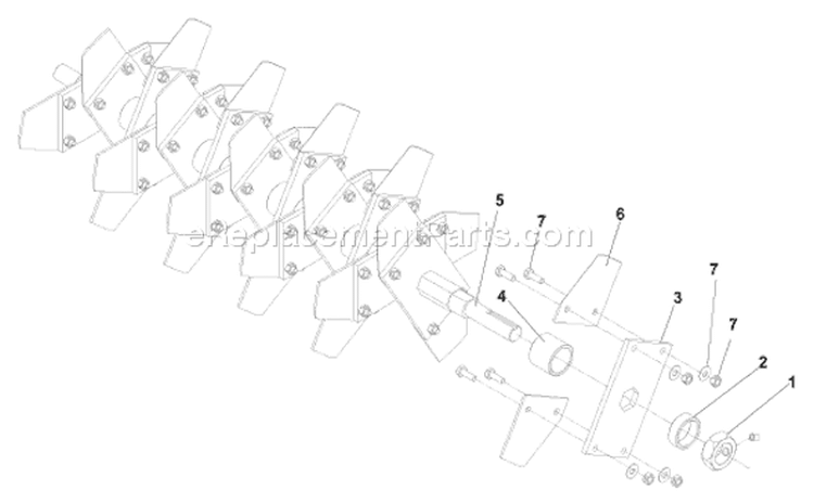 Page D Diagram and Parts List for DT22BDS DT 22 BDS B5DSA -968999244 -2005-07 Husqvarna Dethatcher