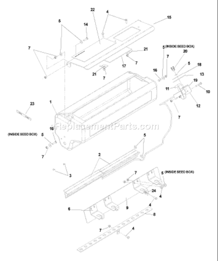 Page G Diagram and Parts List for DT22NF DT 22 NF NEFA -968999247 -2005-07 Husqvarna Dethatcher