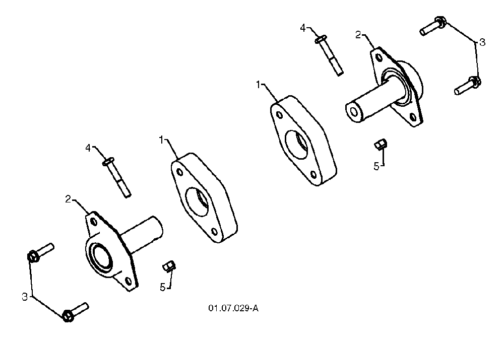 Auger Housing And Impeller Diagram and Parts List for 11527SB96193006400 2010-06 Husqvarna Snow Blower