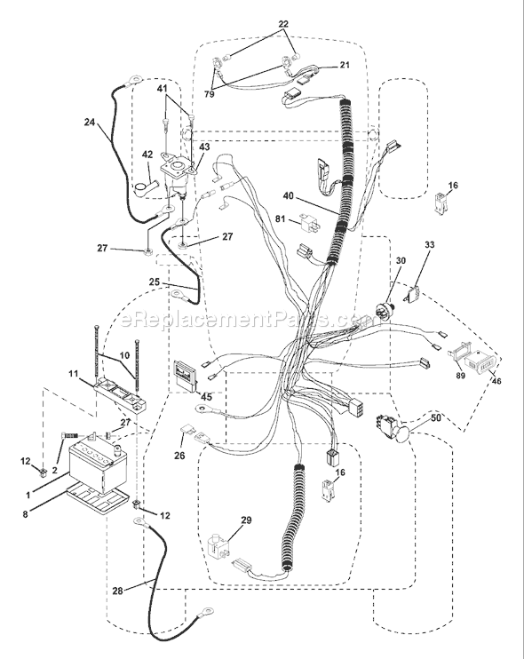 Page C Diagram and Parts List for GTH2250B (954567093) (2001-02) Husqvarna Lawn Tractor