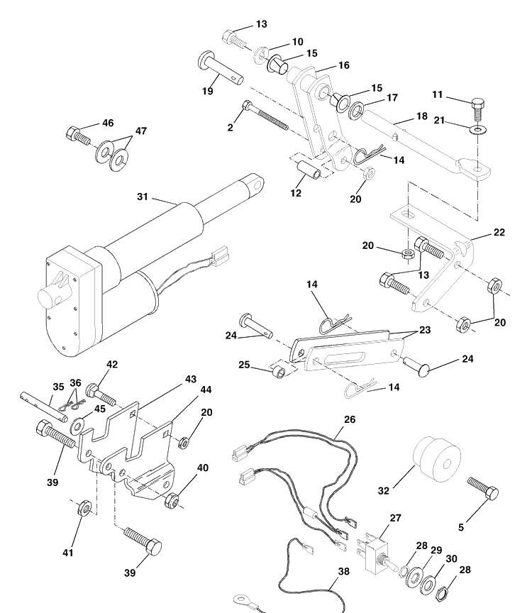 Automatic Drive (With Side Mounted Transaxle Pulley) Diagram and Parts List for EAV20A 2001-05 Husqvarna Lawn Tractor Accessories