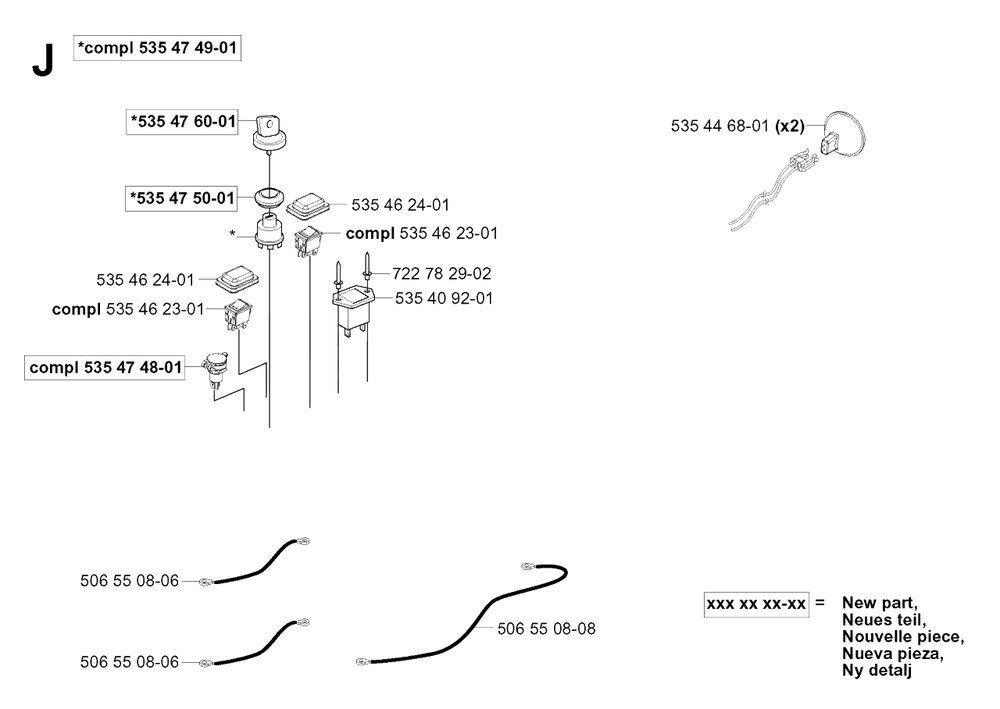 Electrical Diagram and Parts List for PF18 (953522401)(2004-06) Husqvarna Lawn Tractor