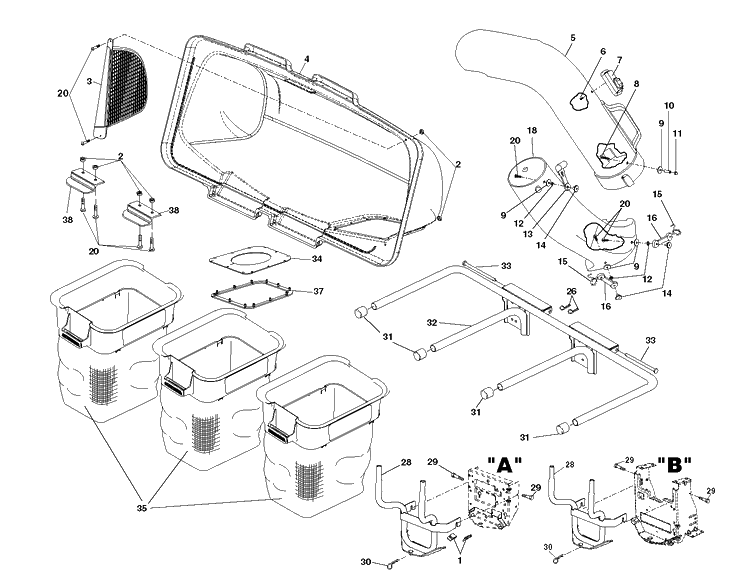 Product Complete Diagram and Parts List for 960730037 2014-09 Husqvarna Lawn Tractor Accessories