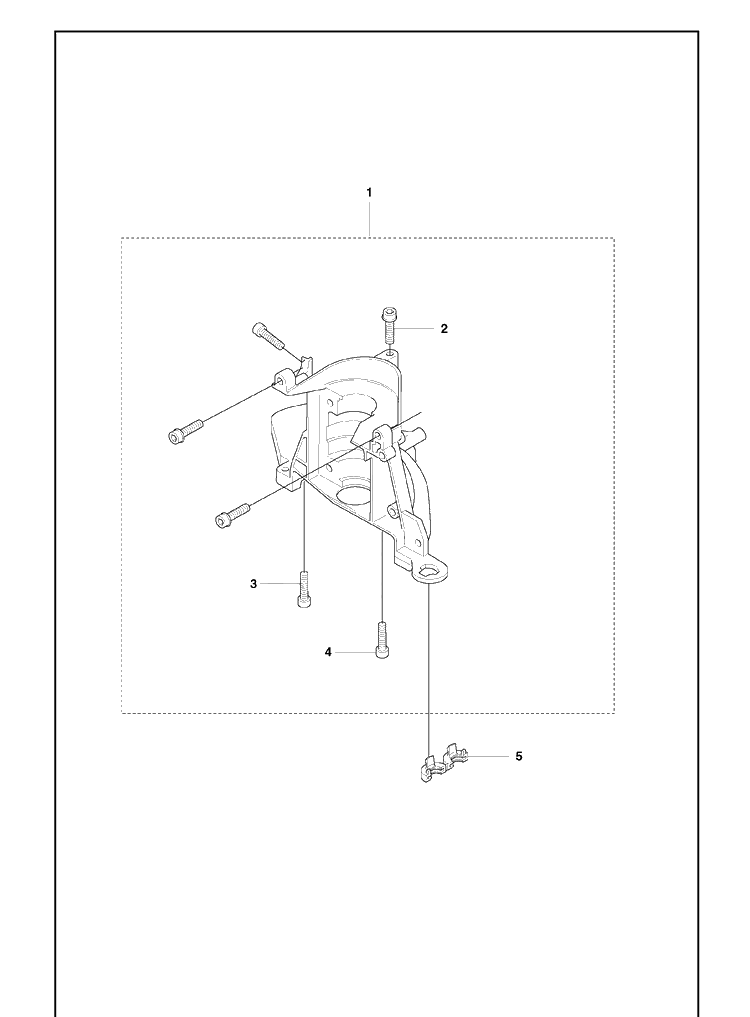 Crankcase Diagram and Parts List for 323HD60 2009-02 Husqvarna Hedge Trimmer