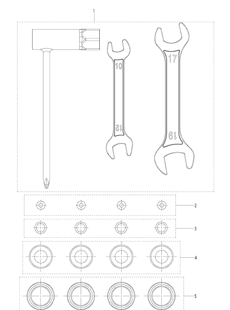 Accessories Diagram and Parts List for 323S15 967078301 Husqvarna Sprayer
