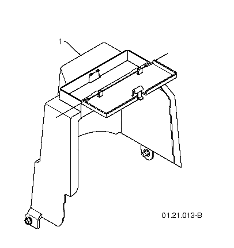 Cover Diagram and Parts List for 924SB 2010-08 Husqvarna Snow Blower