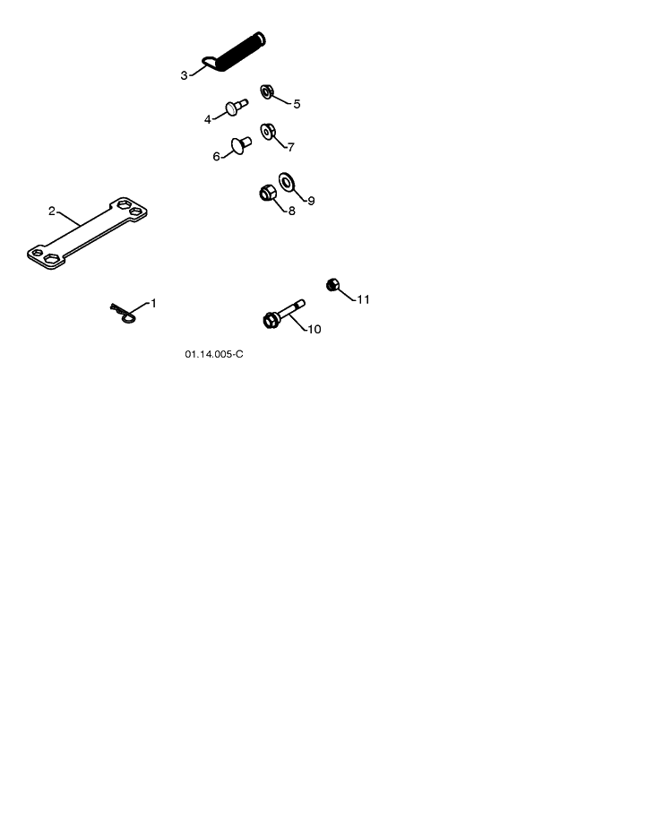 Accessories Diagram and Parts List for ST268EP 2009-08 Husqvarna Snow Blower