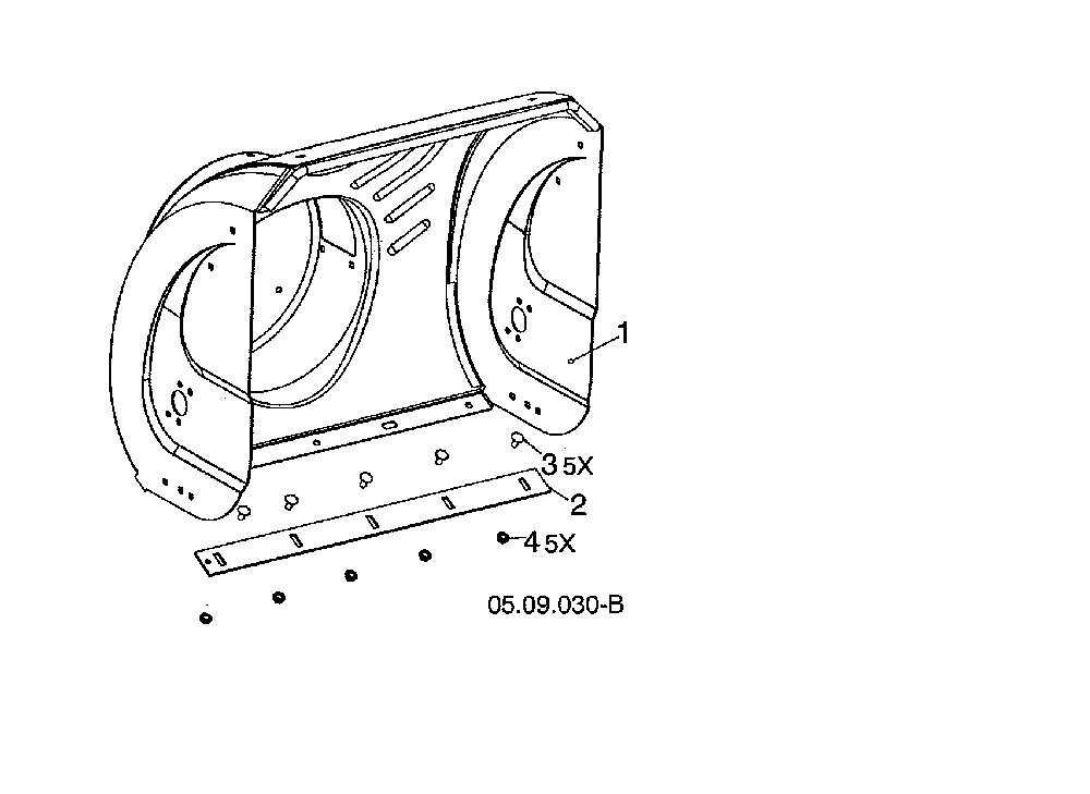 Auger housing Diagram and Parts List for 96193009603  Husqvarna Snow Blower