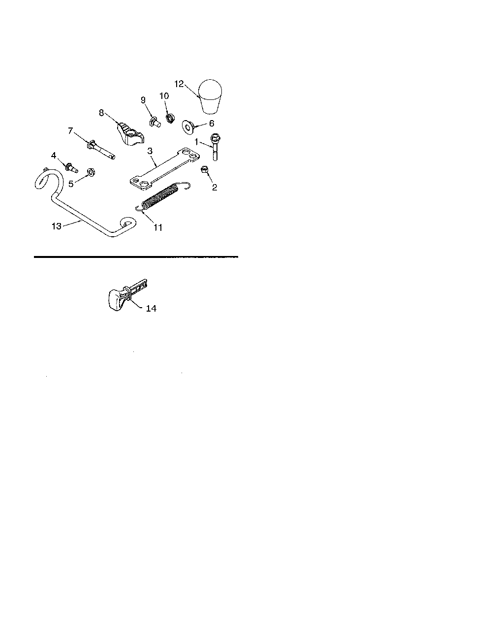 Bag of parts Diagram and Parts List for ST224-96193009602  Husqvarna Snow Blower