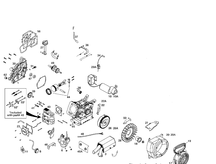 Engine Diagram and Parts List for 208CCSS 2011-06 Husqvarna Engine
