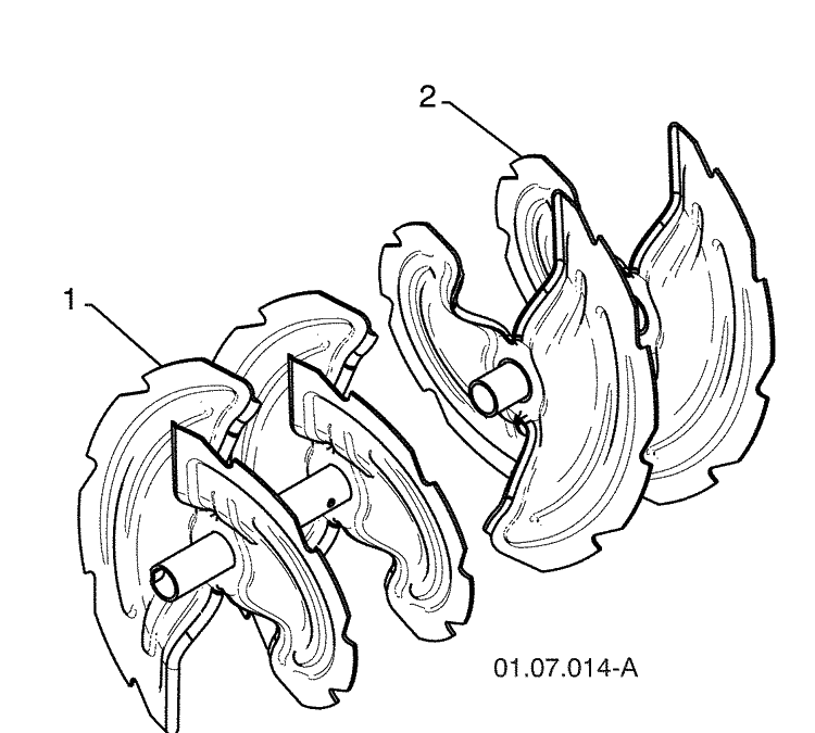 Auger Housing / Impeller Assembly 4 Diagram and Parts List for 13524SBXLS (961930048)(2009-07) Husqvarna Snow Blower