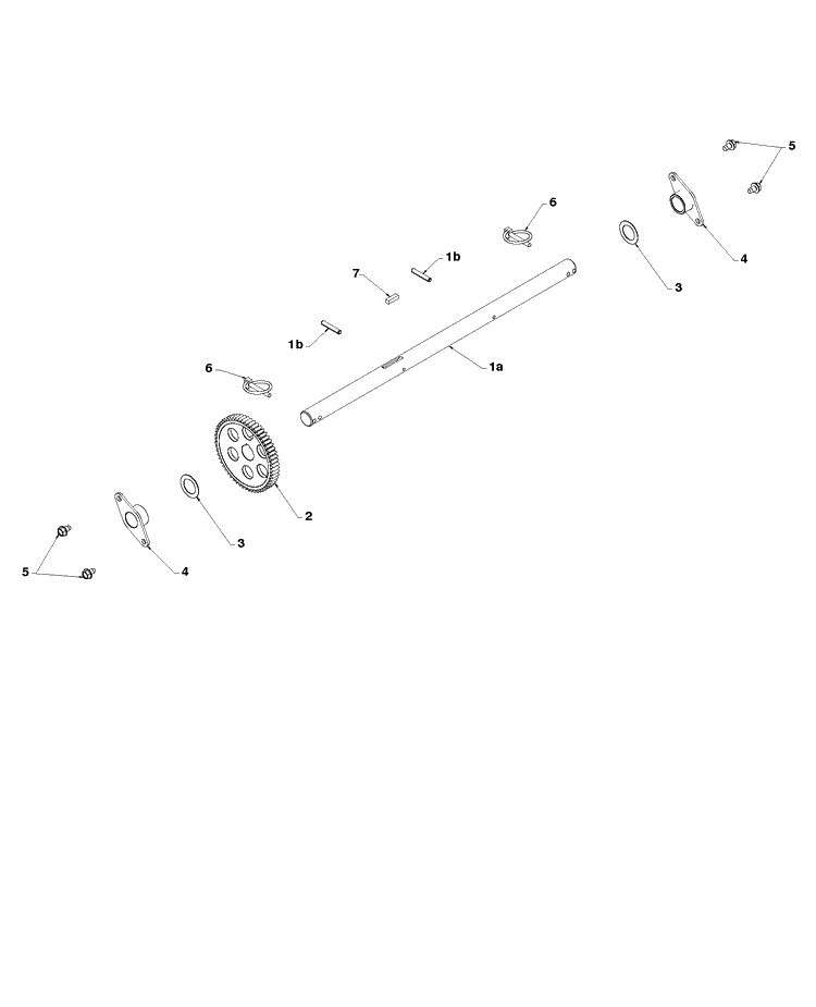 Drive Diagram and Parts List for 5524ST 2009-08 Husqvarna Snow Blower