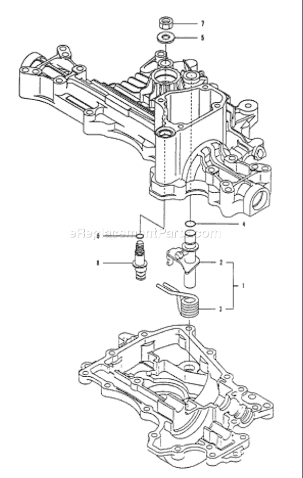 Page D Diagram and Parts List for TUFFTORQK55JTRANSAXLE  Husqvarna Lawn Tractor Accessories