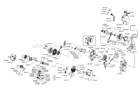 Page A Diagram and Parts List for 16H 1987-01 Husqvarna Trimmer