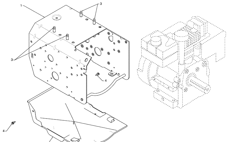 Chassis / Engine And Diagram and Parts List for 1130SB (96193004300)(2008-11) Husqvarna Snow Blower