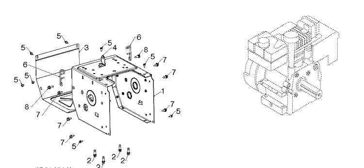 Chassis, Engine And Pulleys 3 Diagram and Parts List for ST227P (96191008805)(2019-03) Husqvarna Snow Blower