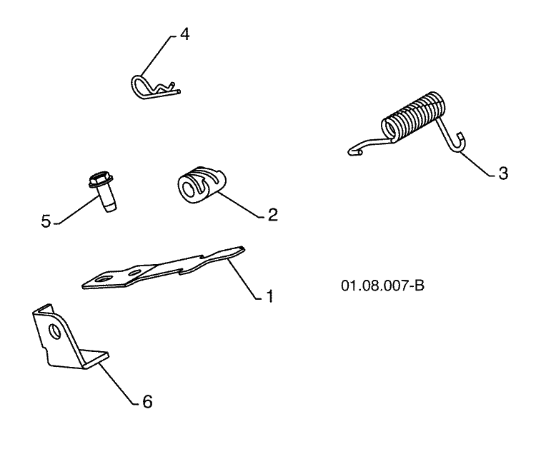 Handles - D 2 Diagram and Parts List for 16530SBXLS (96193004101)(2009-06) Husqvarna Snow Blower