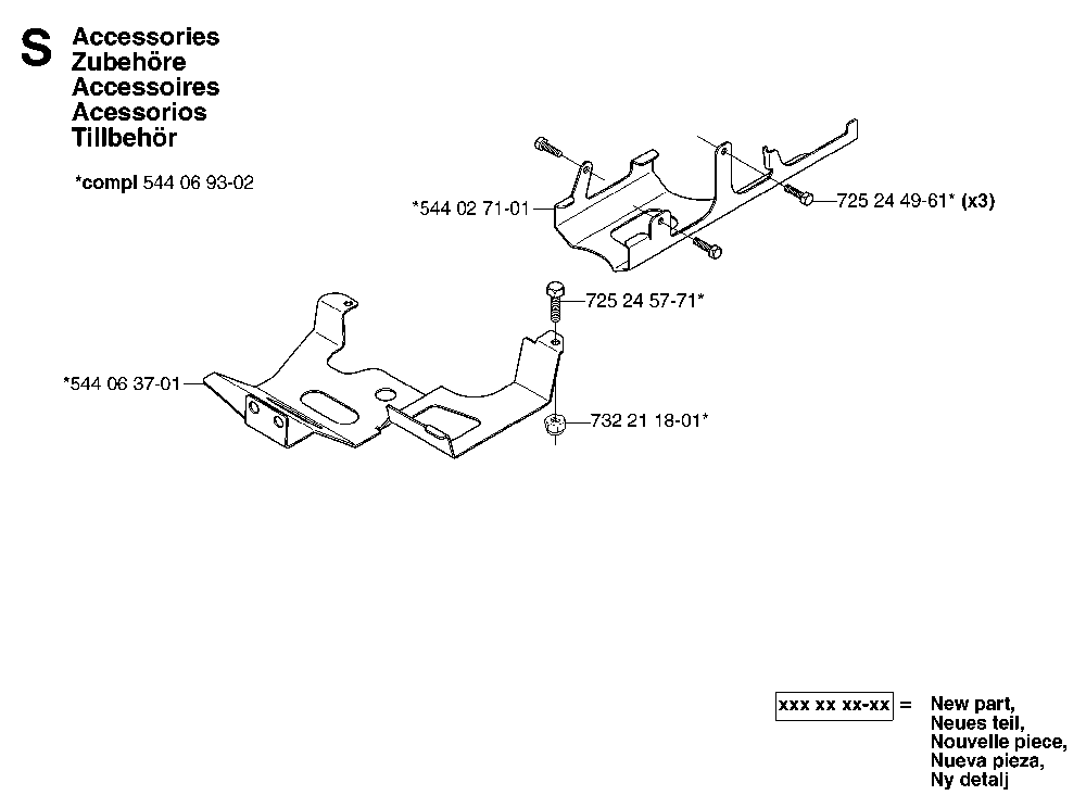 Accessories Diagram and Parts List for RIDERPRO18AWD (953536601)(2005-03) Husqvarna Lawn Tractor