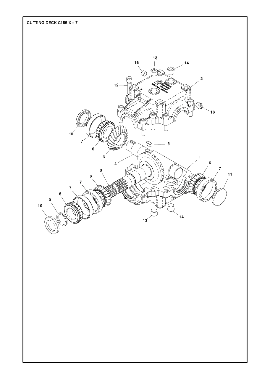 61-Inch/155cm Cutting Deck 4 Diagram and Parts List for C155X (967294101)(2019-09) Husqvarna Lawn Tractor Accessories