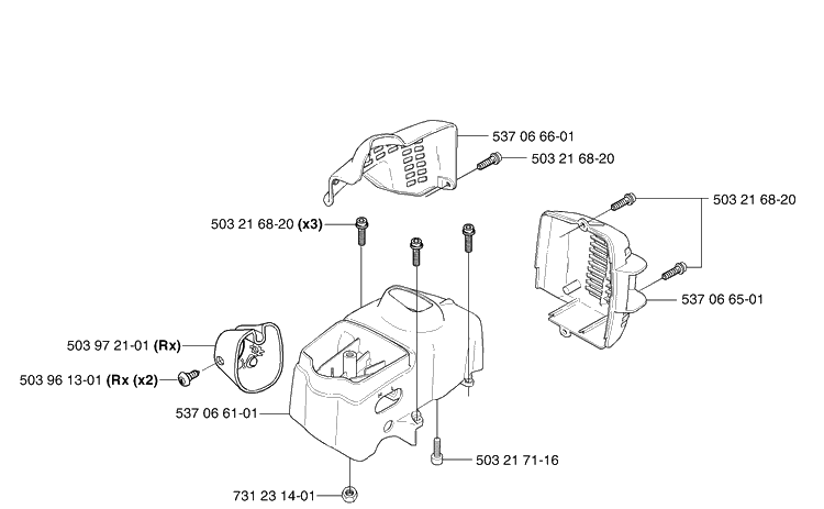 Covers Diagram and Parts List for 326C (L-LX-RX)(E-Tech 2)(2002-02) Husqvarna Brush Cutter