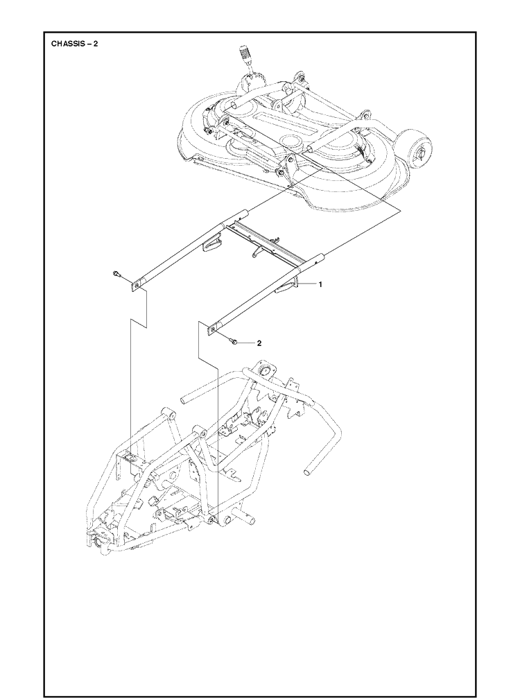 Chassis Rear 2 Diagram and Parts List for R112C (967178402)(2021-01) Husqvarna Lawn Mower