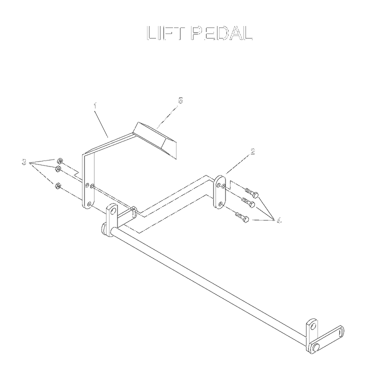 Controls Diagram and Parts List for IZE4821 (033600000 and Up)(2004-01) Husqvarna Lawn Mower