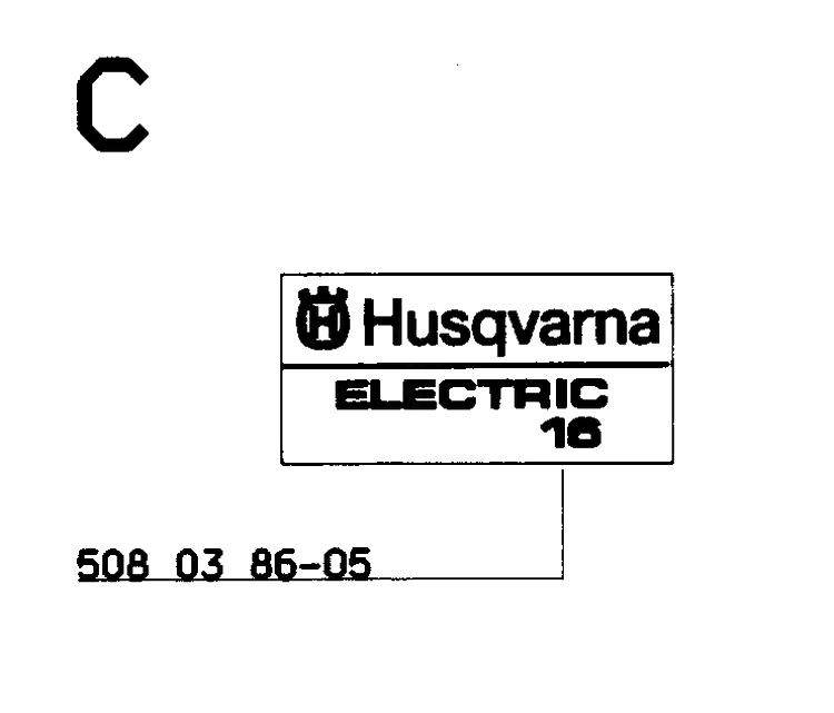 Decals Diagram and Parts List for 16 19991400001-Current Husqvarna Chainsaw