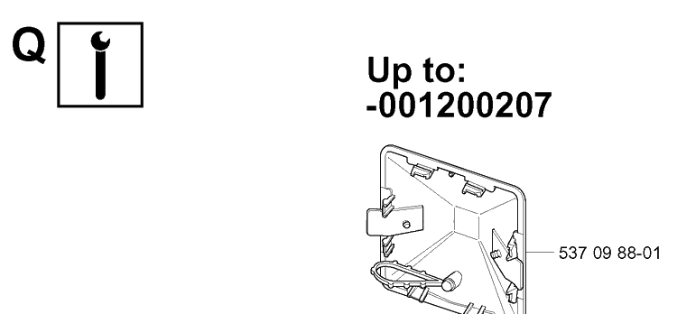 Service Updates Diagram and Parts List for 338XPT 20034400001-20051000000 Husqvarna Chainsaw