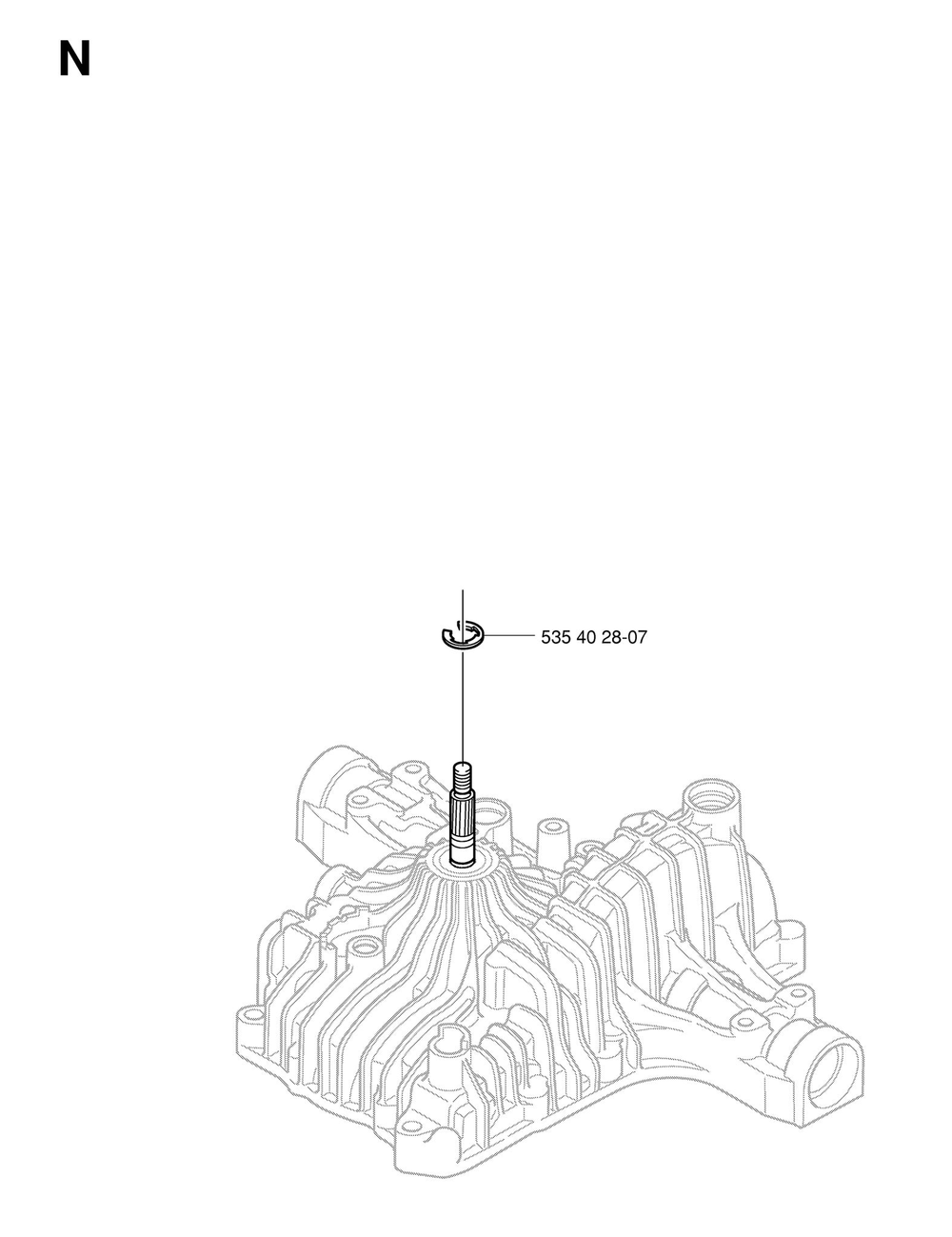 Controls Diagram and Parts List for K66M 2004 Husqvarna Engine