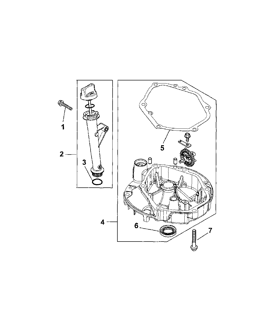 Oil pan/lubrication Diagram and Parts List for 917376823  Husqvarna Lawn Mower