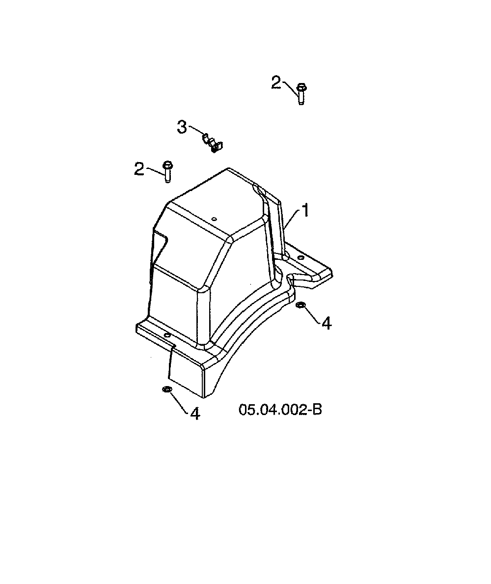Belt cover Diagram and Parts List for 96193009705  Husqvarna Snow Blower
