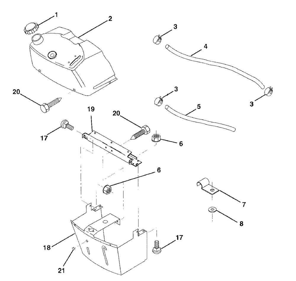 Dash Diagram and Parts List for LR125 (954000522-A)(1992-12) Husqvarna Lawn Tractor