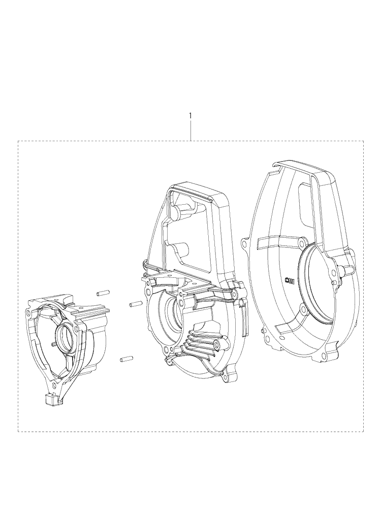 Crankcase Diagram and Parts List for 321S15 967078502 Husqvarna Sprayer